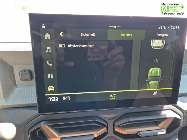 Dacia Duster Extreme Hybrid 140PS Automatik 1.6 SCE 4x Kamera elektr.Parkbremse Teil-Leder Klimaautomatik Bluetooth Apple Carplay Android Auto PDC v+h 2xKeyless 18"LM 