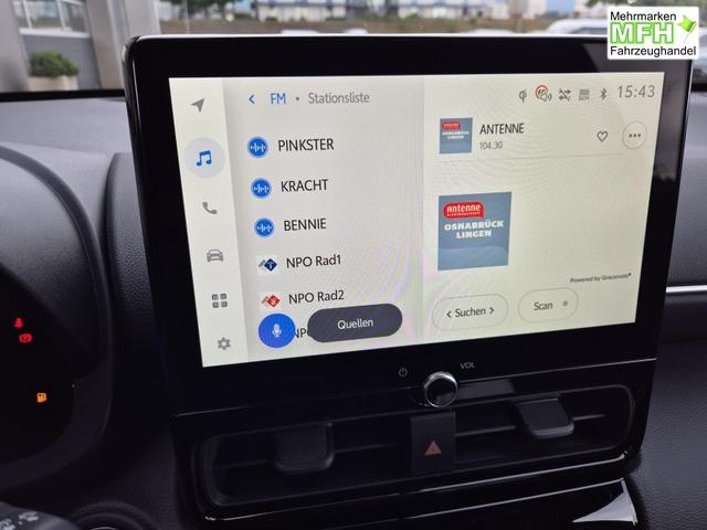 Toyota Yaris Cross 1.5VVT-iE 130PS Automatik Teamplayer Klimaautomatik Sitzheizung Lenkradheizung PDC v+h Rückf.Kamera 17-LM abged.Scheiben 2xKeyless DAB+ Bluetooth Touchscreen Apple CarPlay Android Auto 