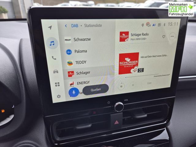 Toyota Yaris Cross 1.5VVT-iE 130PS Automatik Teamplayer Klimaautomatik Sitzheizung Lenkradheizung PDC v+h Rückf.Kamera 17-LM abged.Scheiben 2xKeyless DAB+ Bluetooth Touchscreen Apple CarPlay Android Auto 