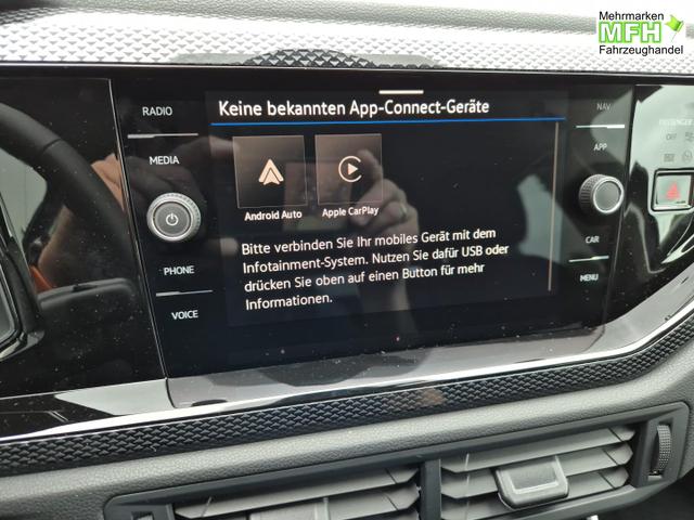 Volkswagen Taigo 1.0 TSI 116PS DSG Life LED-Matrix-Scheinwerfer Klimaautomatik Sitzheizung PDC R&uuml;ckf.Kamera 17-LM abged.Scheiben 2xKeyless DAB+ Bluetooth Touchscreen Apple CarPlay Android Auto 