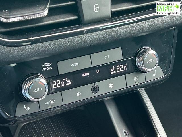 Skoda Kamiq 1.0 TSI 115PS DSG Selection Matrix-LED Sitzheizung Garantieverl&auml;ngerung Klimaautomatik Parksensoren Skoda-Radio drahtlos Apple CarPlay + Android Auto Digital Cockpit Tempomat abg.Scheiben 