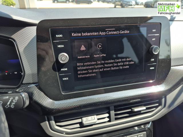 Volkswagen T-Cross 1.0 TSI 116PS DSG Life LED-Matrix-Scheinwerfer Klimaautomatik Sitzheizung PDC R&uuml;ckf.Kamera 17-LM abged.Scheiben 2xKeyless DAB+ Bluetooth Touchscreen Apple CarPlay Android Auto 