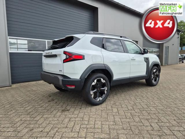 Dacia Duster Extreme 4x4 130PS 1.2 TCe 4x Kamera Lenkradheizung Sitzheizung Klimaautomatik Teil-Leder elektr.Parkbremse Bluetooth Apple Carplay Android Auto PDC v+h 2xKeyless 18-LM Ganzj.Reifen 