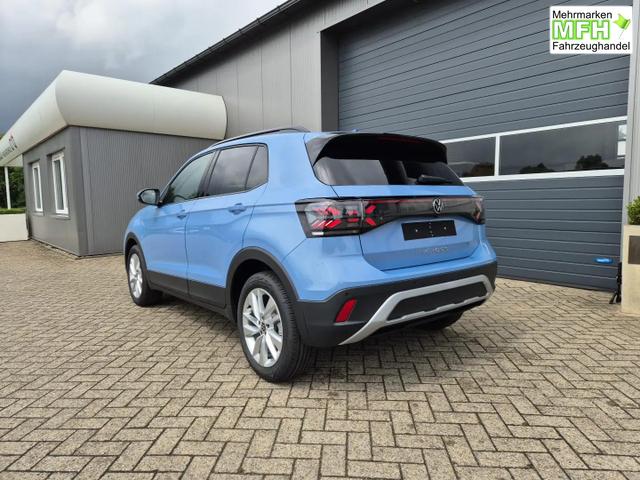 Volkswagen T-Cross 1.0 TSI 116PS DSG Life LED-Matrix-Scheinwerfer Klimaautomatik Sitzheizung PDC R&uuml;ckf.Kamera 17-LM abged.Scheiben 2xKeyless DAB+ Bluetooth Touchscreen Apple CarPlay Android Auto 