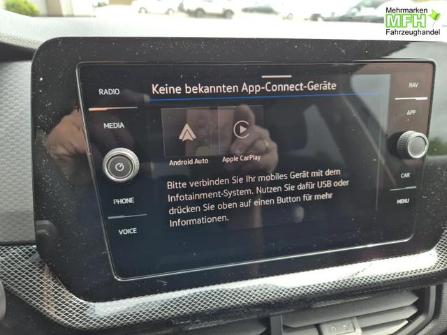 Volkswagen T-Cross 1.0 TSI 116PS DSG Life LED-Matrix-Scheinwerfer Klimaautomatik Sitzheizung PDC R&uuml;ckf.Kamera 17-LM abged.Scheiben 2xKeyless DAB+ Bluetooth Touchscreen Apple CarPlay Android Auto 