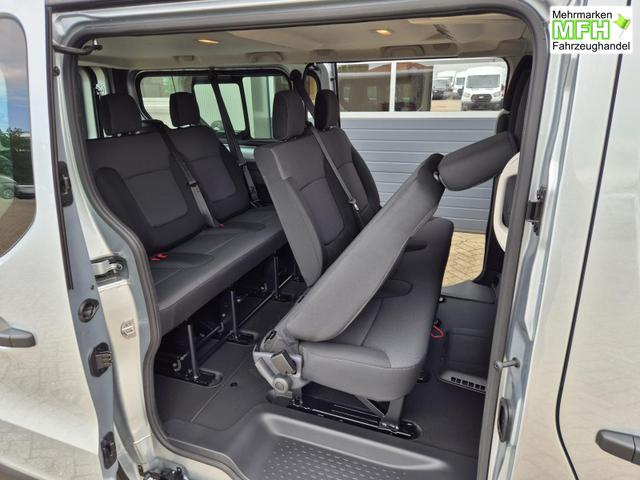 Renault Trafic Combi L2 2.0 dCi 150PS Grand Evolution 9-Sitzer Rollstuhlrampe Rollstuhlsicherung Schiebet&uuml;r l+r Klima v+h DAB Bluetooth Touchscreen Apple CarPlay Android Auto PDC R&uuml;ckf.Kamera 
