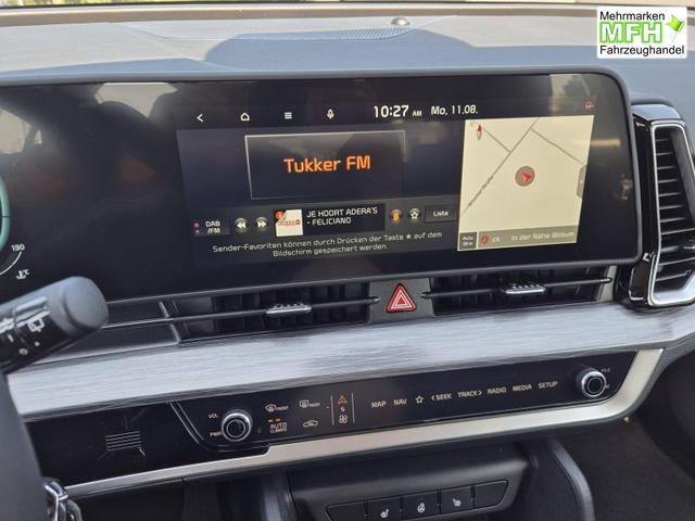 Kia Sportage Vision 1.6 T-GDi MHEV 160PS Sitzheizung Lenkradheizung Klimaautomatik Navi Bluetooth Touchscreen Apple CarPlay Android Auto PDC v+h R&uuml;ckf.Kamera Tempomat 17"LM 