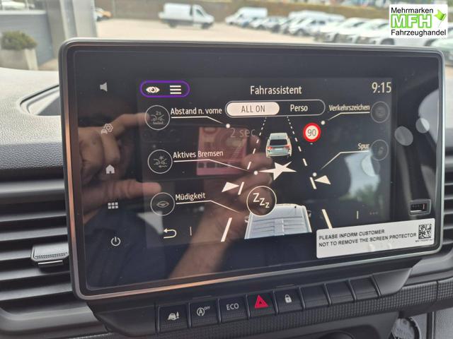 Renault Trafic Combi L2 2.0 dCi 150PS Grand Evolution 9-Sitzer Rollstuhlrampe Rollstuhlsicherung Schiebet&uuml;r l+r Klima v+h DAB Bluetooth Touchscreen Apple CarPlay Android Auto PDC R&uuml;ckf.Kamera 