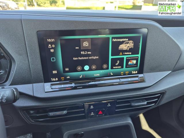 Volkswagen Caddy Cargo Maxi 2.0 TDI 122PS DSG 7-Sitzer Sitzheizung R&uuml;ckf.Kamera Klimaautomatik PDC v+h Apple CarPlay Android Auto Bluetooth DAB Touchscreen 