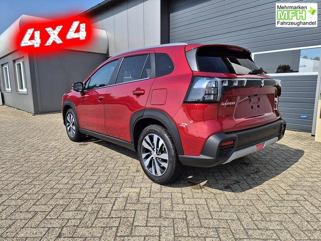 Suzuki S-Cross Comfort+ 110PS MHEV 4x4 ALLGRIP 1.4 Boosterjet Teilleder Navi Klimaautomatik Sitzheizung ACC PDC v+h 4x Kamera Suzuki-Radio Apple CarPlay Android Auto Touchscreen 2xKeyless 17-LM 
