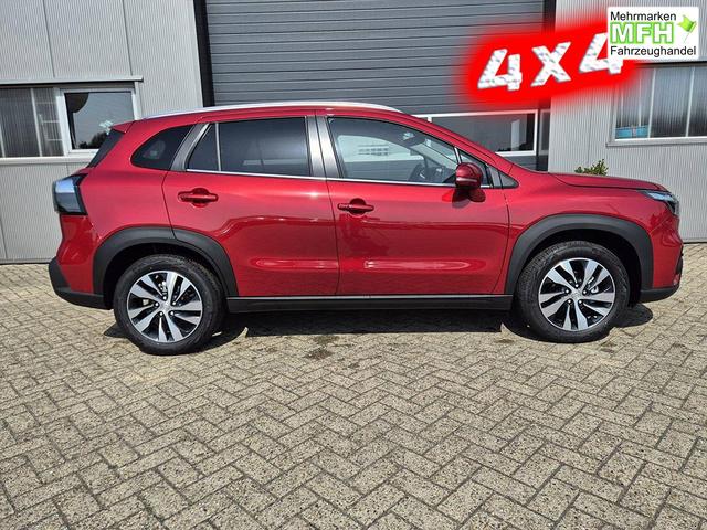 Suzuki S-Cross Comfort+ 110PS MHEV 4x4 ALLGRIP 1.4 Boosterjet Teilleder Navi Klimaautomatik Sitzheizung ACC PDC v+h 4x Kamera Suzuki-Radio Apple CarPlay Android Auto Touchscreen 2xKeyless 17-LM 