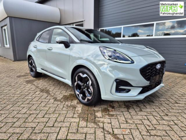 Ford Puma ST-Line X 1.0 EcoBoost Hybrid 125PS Automatik NEUES MODELL 360&deg;Kamera AbstandsTempomat el.Heckklappe Premium Leder (Sensico) B+O-Sound Klimaautomatik Sitzheizung Lenkradheizung Frontscheibe beheizb. Ford-Navi SYNC4 Bluetooth Apple CarPlay Android A 