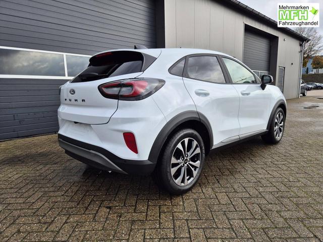 Ford Puma Titanium 1.0 EcoBoost Hybrid 125PS Automatik Klimaautomatik Sitzheizung Lenkradheizung Frontscheibe beheizb. LED-Scheinwerfer Ford-Navi SYNC4 Bluetooth Apple CarPlay Android Auto PDC 17-LM 