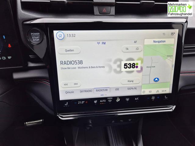 Ford Puma ST-Line X 1.0 EcoBoost Hybrid 125PS Automatik NEUES MODELL 360&deg;Kamera AbstandsTempomat el.Heckklappe Premium Leder (Sensico) B+O-Sound Klimaautomatik Sitzheizung Lenkradheizung Frontscheibe beheizb. Ford-Navi SYNC4 Bluetooth Apple CarPlay Android A 