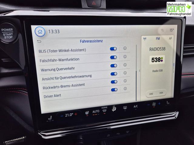 Ford Puma ST-Line X 1.0 EcoBoost Hybrid 125PS Automatik NEUES MODELL 360&deg;Kamera AbstandsTempomat el.Heckklappe Premium Leder (Sensico) B+O-Sound Klimaautomatik Sitzheizung Lenkradheizung Frontscheibe beheizb. Ford-Navi SYNC4 Bluetooth Apple CarPlay Android A 