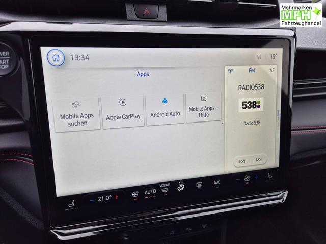 Ford Puma ST-Line X 1.0 EcoBoost Hybrid 125PS Automatik NEUES MODELL 360&deg;Kamera AbstandsTempomat el.Heckklappe Premium Leder (Sensico) B+O-Sound Klimaautomatik Sitzheizung Lenkradheizung Frontscheibe beheizb. Ford-Navi SYNC4 Bluetooth Apple CarPlay Android A 