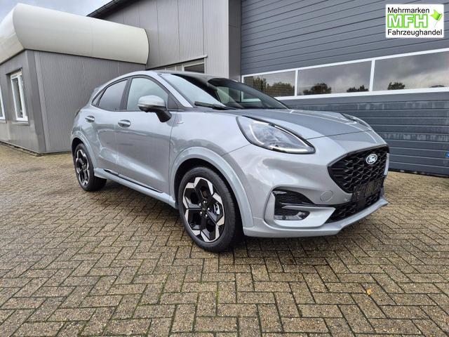 Ford Puma ST-Line X 1.0 EcoBoost Hybrid 125PS Automatik NEUES MODELL 360&deg;Kamera AbstandsTempomat el.Heckklappe Premium Leder (Sensico) B+O-Sound Klimaautomatik Sitzheizung Lenkradheizung Frontscheibe beheizb. Ford-Navi SYNC4 Bluetooth Apple CarPlay Android A 