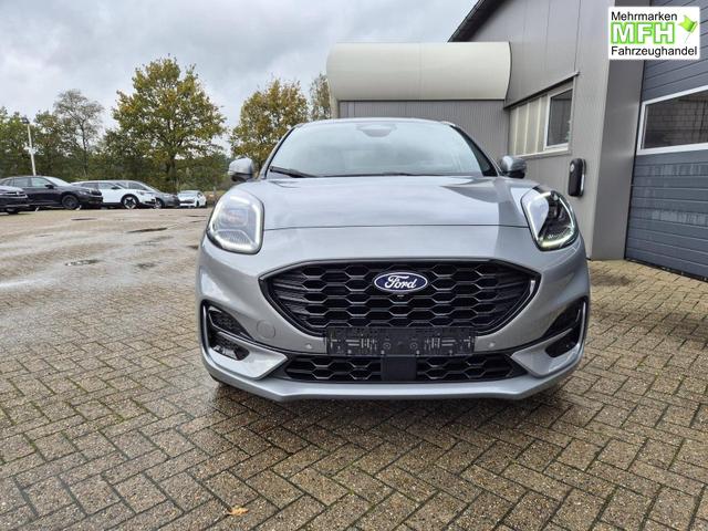 Ford Puma ST-Line X 1.0 EcoBoost Hybrid 125PS Automatik NEUES MODELL 360&deg;Kamera AbstandsTempomat el.Heckklappe Premium Leder (Sensico) B+O-Sound Klimaautomatik Sitzheizung Lenkradheizung Frontscheibe beheizb. Ford-Navi SYNC4 Bluetooth Apple CarPlay Android A 