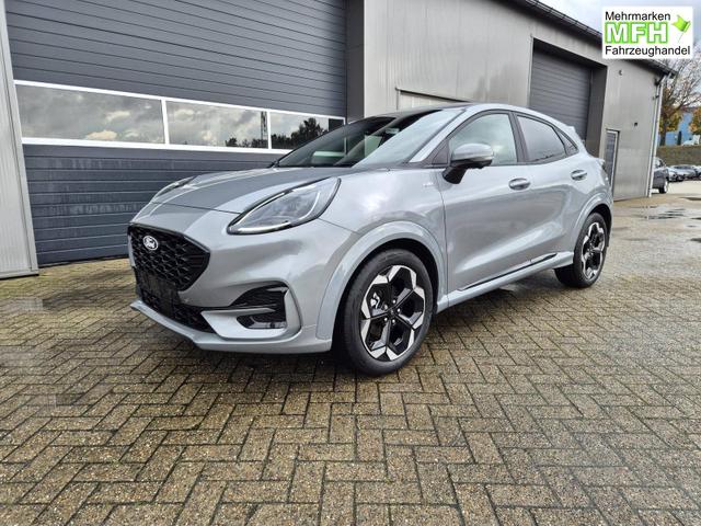Ford Puma ST-Line X 1.0 EcoBoost Hybrid 125PS Automatik NEUES MODELL 360&deg;Kamera AbstandsTempomat el.Heckklappe Premium Leder (Sensico) B+O-Sound Klimaautomatik Sitzheizung Lenkradheizung Frontscheibe beheizb. Ford-Navi SYNC4 Bluetooth Apple CarPlay Android A 