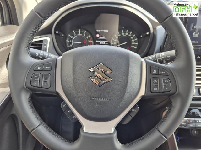 Suzuki S-Cross Comfort+ 110PS MHEV 4x4 ALLGRIP 1.4 Boosterjet Teilleder Navi Klimaautomatik Sitzheizung ACC PDC v+h 4x Kamera Suzuki-Radio Apple CarPlay Android Auto Touchscreen 2xKeyless 17-LM 