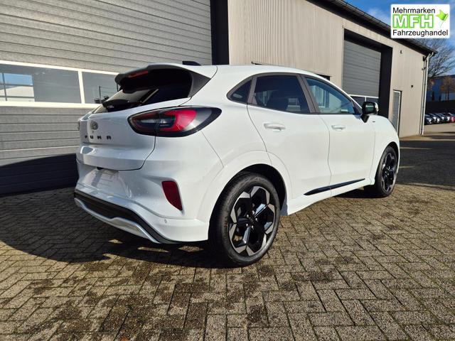 Ford Puma ST-Line X 1.0 EcoBoost Hybrid 125PS Automatik NEUES MODELL 360°Kamera AbstandsTempomat el.Heckklappe Premium Leder (Sensico) B+O-Sound Klimaautomatik Sitzheizung Lenkradheizung Frontscheibe beheizb. Ford-Navi SYNC4 Bluetooth Apple CarPlay Android A 