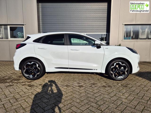 Ford Puma ST-Line X 1.0 EcoBoost Hybrid 125PS Automatik NEUES MODELL 360°Kamera AbstandsTempomat el.Heckklappe Premium Leder (Sensico) B+O-Sound Klimaautomatik Sitzheizung Lenkradheizung Frontscheibe beheizb. Ford-Navi SYNC4 Bluetooth Apple CarPlay Android A 