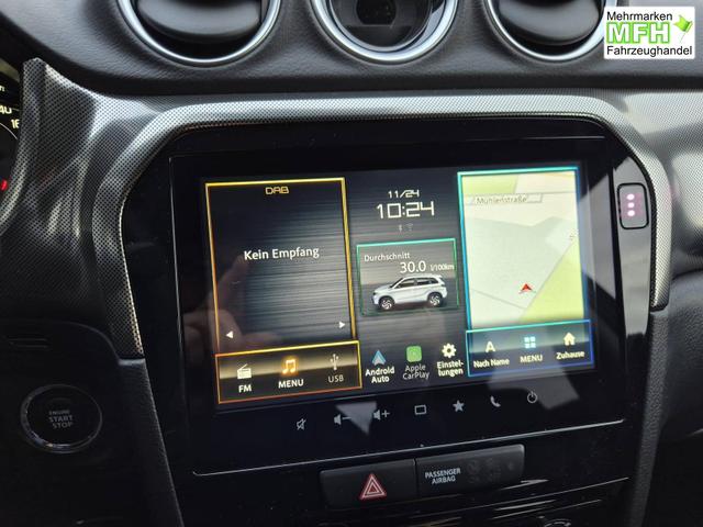 Suzuki Vitara Comfort+ 110PS Automatik MHEV 4x4 ALLGRIP 1.4 Boosterjet Teilleder Navi Klimaautomatik Sitzheizung ACC PDC v+h R&uuml;ckf.Kamera Suzuki-Radio Apple CarPlay Android Auto Touchscreen 2xKeyless 17-LM 