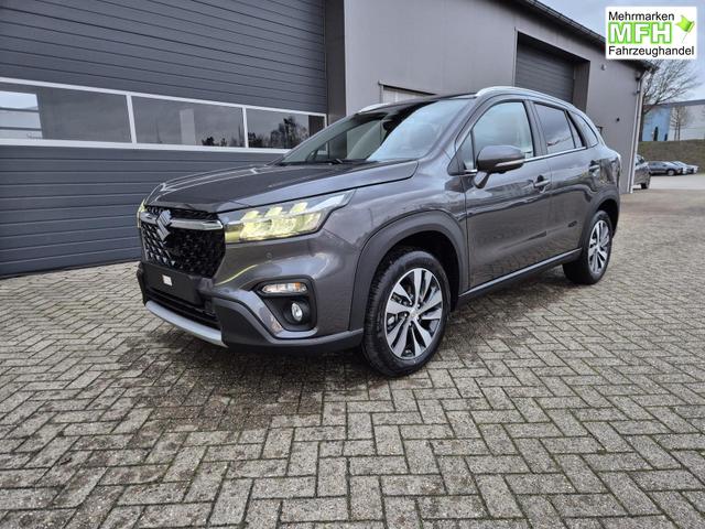Suzuki S-Cross Comfort+ 110PS Automatik MHEV 4x4 ALLGRIP 1.4 Boosterjet Allrad Teilleder Navi Klimaautomatik Sitzheizung ACC PDC v+h 4x Kamera Suzuki-Radio Apple CarPlay Android Auto Touchscreen 2xKeyless 17-LM 