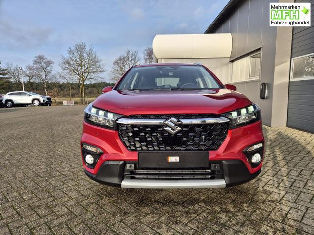 Suzuki S-Cross Comfort+ 110PS Automatik MHEV 4x4 ALLGRIP 1.4 Boosterjet Allrad Teilleder Navi Klimaautomatik Sitzheizung ACC PDC v+h 4x Kamera Suzuki-Radio Apple CarPlay Android Auto Touchscreen 2xKeyless 17-LM 
