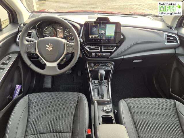 Suzuki S-Cross Comfort+ 110PS Automatik MHEV 4x4 ALLGRIP 1.4 Boosterjet Allrad Teilleder Navi Klimaautomatik Sitzheizung ACC PDC v+h 4x Kamera Suzuki-Radio Apple CarPlay Android Auto Touchscreen 2xKeyless 17-LM 