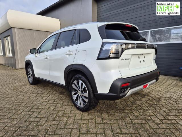 Suzuki S-Cross Comfort+ 110PS Automatik MHEV 4x4 ALLGRIP 1.4 Boosterjet Allrad Teilleder Navi Klimaautomatik Sitzheizung ACC PDC v+h 4x Kamera Suzuki-Radio Apple CarPlay Android Auto Touchscreen 2xKeyless 17-LM 