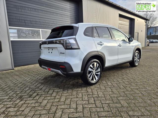 Suzuki S-Cross Comfort+ 110PS Automatik MHEV 4x4 ALLGRIP 1.4 Boosterjet Allrad Teilleder Navi Klimaautomatik Sitzheizung ACC PDC v+h 4x Kamera Suzuki-Radio Apple CarPlay Android Auto Touchscreen 2xKeyless 17-LM 