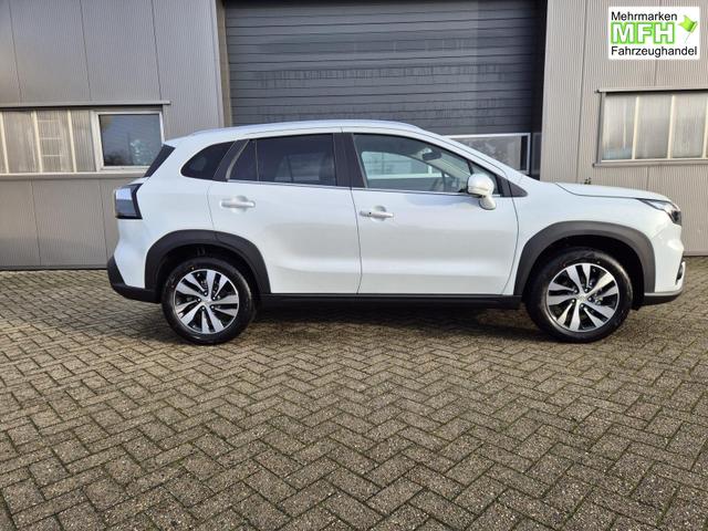 Suzuki S-Cross Comfort+ 110PS Automatik MHEV 4x4 ALLGRIP 1.4 Boosterjet Allrad Teilleder Navi Klimaautomatik Sitzheizung ACC PDC v+h 4x Kamera Suzuki-Radio Apple CarPlay Android Auto Touchscreen 2xKeyless 17-LM 