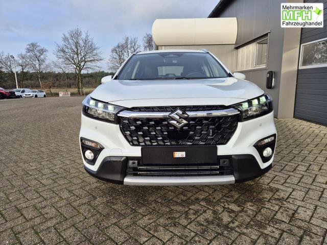 Suzuki S-Cross Comfort+ 110PS Automatik MHEV 4x4 ALLGRIP 1.4 Boosterjet Allrad Teilleder Navi Klimaautomatik Sitzheizung ACC PDC v+h 4x Kamera Suzuki-Radio Apple CarPlay Android Auto Touchscreen 2xKeyless 17-LM 