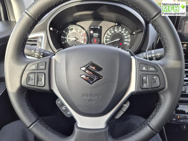 Suzuki S-Cross Comfort+ 110PS Automatik MHEV 4x4 ALLGRIP 1.4 Boosterjet Allrad Teilleder Navi Klimaautomatik Sitzheizung ACC PDC v+h 4x Kamera Suzuki-Radio Apple CarPlay Android Auto Touchscreen 2xKeyless 17-LM 
