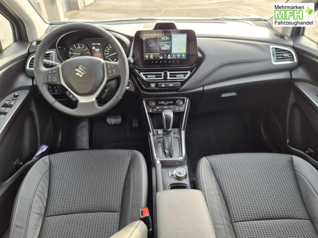 Suzuki S-Cross Comfort+ 110PS Automatik MHEV 4x4 ALLGRIP 1.4 Boosterjet Allrad Teilleder Navi Klimaautomatik Sitzheizung ACC PDC v+h 4x Kamera Suzuki-Radio Apple CarPlay Android Auto Touchscreen 2xKeyless 17-LM 