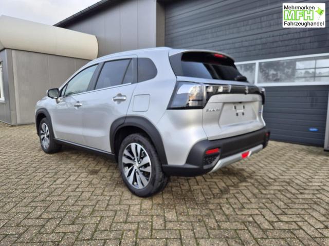 Suzuki S-Cross Comfort+ 110PS Automatik MHEV 4x4 ALLGRIP 1.4 Boosterjet Allrad Teilleder Navi Klimaautomatik Sitzheizung ACC PDC v+h 4x Kamera Suzuki-Radio Apple CarPlay Android Auto Touchscreen 2xKeyless 17-LM 