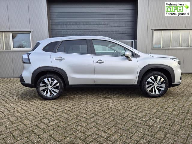 Suzuki S-Cross Comfort+ 110PS Automatik MHEV 4x4 ALLGRIP 1.4 Boosterjet Allrad Teilleder Navi Klimaautomatik Sitzheizung ACC PDC v+h 4x Kamera Suzuki-Radio Apple CarPlay Android Auto Touchscreen 2xKeyless 17-LM 