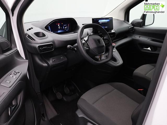 Peugeot Partner 1.5 BlueHDI 102PS NEUES MODELL 2-Sitzer AHK Klima Radio Apple CarPlay Android Auto Bluetooth DAB PDC v+h R&uuml;ckf.Kamera Tempomat Ganzj.Reifen 