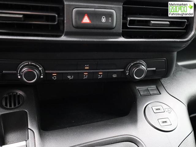 Peugeot Partner 1.5 BlueHDI 102PS NEUES MODELL 2-Sitzer AHK Klima Radio Apple CarPlay Android Auto Bluetooth DAB PDC v+h R&uuml;ckf.Kamera Tempomat Ganzj.Reifen 