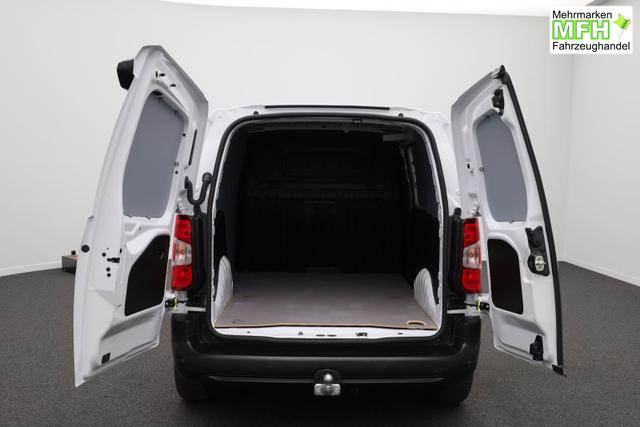 Peugeot Partner 1.5 BlueHDI 102PS NEUES MODELL 2-Sitzer AHK Klima Radio Apple CarPlay Android Auto Bluetooth DAB PDC v+h R&uuml;ckf.Kamera Tempomat Ganzj.Reifen 
