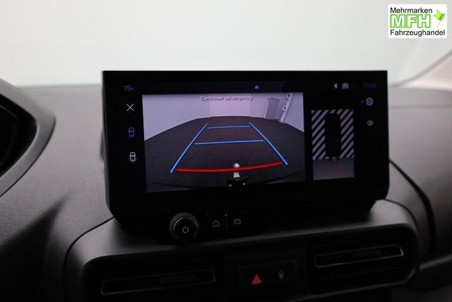 Peugeot Partner 1.5 BlueHDI 102PS NEUES MODELL 2-Sitzer AHK Klima Radio Apple CarPlay Android Auto Bluetooth DAB PDC v+h R&uuml;ckf.Kamera Tempomat Ganzj.Reifen 