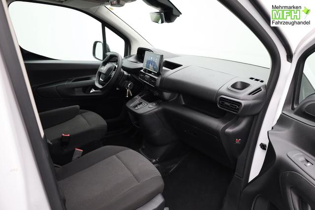 Peugeot Partner 1.5 BlueHDI 130PS Automatik NEUES MODELL 2-Sitzer Apple CarPlay Android Auto AHK Klima Bluetooth DAB PDC v+h R&uuml;ckf.Kamera Tempomat Ganzj.Reifen 