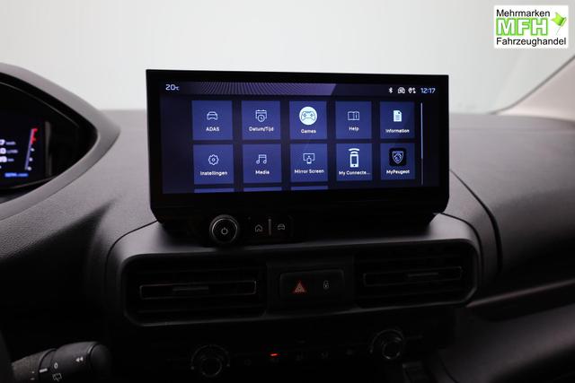 Peugeot Partner 1.5 BlueHDI 130PS Automatik NEUES MODELL 2-Sitzer Apple CarPlay Android Auto AHK Klima Bluetooth DAB PDC v+h R&uuml;ckf.Kamera Tempomat Ganzj.Reifen 