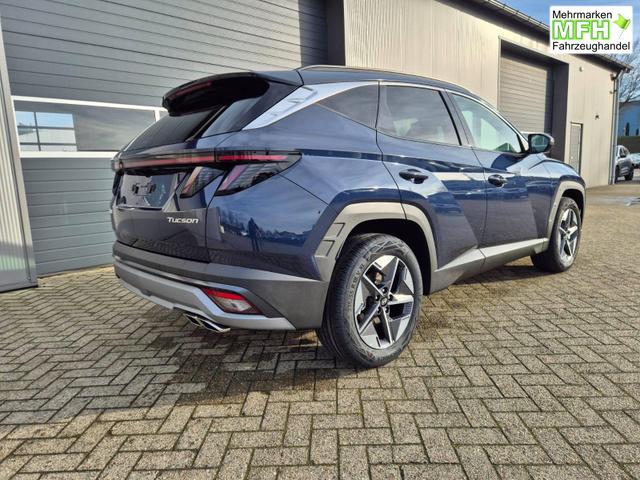 Hyundai TUCSON Trend 1.6 T-GDI 150PS Automatik TZ 2026 Teil-Leder Sitzheizung v+h Lenkradheizung Klimaautomatik Navi Touchscreen DAB+ Apple CarPlay + Android Auto PDC R&uuml;ckf.-Kamera Matrix-LED-Scheinw. 