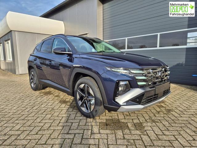 Hyundai TUCSON Trend 1.6 T-GDI 150PS Automatik TZ 2026 Teil-Leder Sitzheizung v+h Lenkradheizung Klimaautomatik Navi Touchscreen DAB+ Apple CarPlay + Android Auto PDC R&uuml;ckf.-Kamera Matrix-LED-Scheinw. 