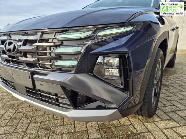Hyundai TUCSON Trend 1.6 T-GDI 150PS Automatik TZ 2026 Teil-Leder Sitzheizung v+h Lenkradheizung Klimaautomatik Navi Touchscreen DAB+ Apple CarPlay + Android Auto PDC R&uuml;ckf.-Kamera Matrix-LED-Scheinw. 
