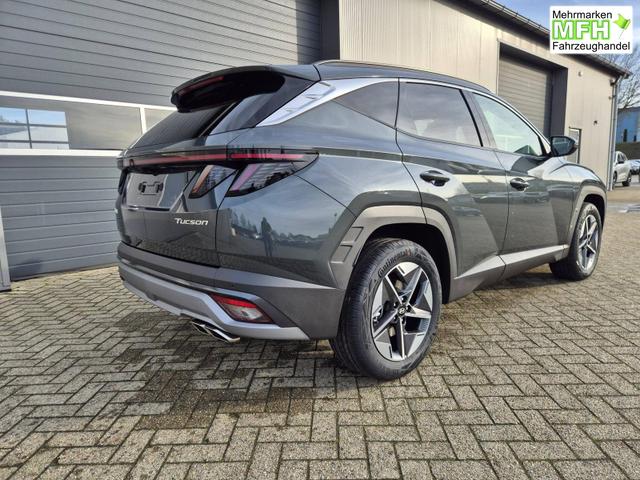 Hyundai TUCSON Trend 1.6 T-GDI 150PS Automatik TZ 2026 Teil-Leder Sitzheizung v+h Lenkradheizung Klimaautomatik Navi Touchscreen DAB+ Apple CarPlay + Android Auto PDC R&uuml;ckf.-Kamera Matrix-LED-Scheinw. 
