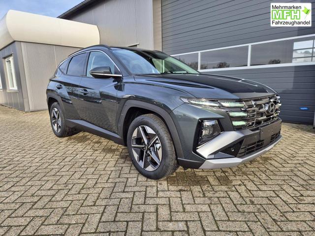 Hyundai TUCSON Trend 1.6 T-GDI 150PS Automatik TZ 2026 Teil-Leder Sitzheizung v+h Lenkradheizung Klimaautomatik Navi Touchscreen DAB+ Apple CarPlay + Android Auto PDC R&uuml;ckf.-Kamera Matrix-LED-Scheinw. 