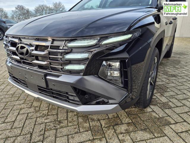 Hyundai TUCSON Trend 1.6 T-GDI 150PS Automatik TZ 2026 Teil-Leder Sitzheizung v+h Lenkradheizung Klimaautomatik Navi Touchscreen DAB+ Apple CarPlay + Android Auto PDC R&uuml;ckf.-Kamera Matrix-LED-Scheinw. 